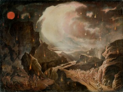 Scène de destruction biblique - John Martin